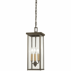 Casway 4-LT Chain Hung Lantern - Oil Rubbed Bronze W/ Gold High - 72584-143C Casway 4-LT Chain Hung Lantern - Oil Rubbed Bronze W/ Gold High - 72584-143C