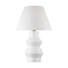 Chapman & Myers Abaco 1-LT Table Lamp - White - CT1041ARCBBS1