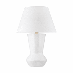 Chapman & Myers Abaco 1-LT Table Lamp - White - CT1051ARCBBS1