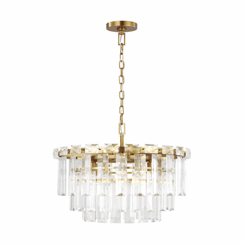 Chapman & Myers Arden 10-LT Small Chandelier - Brass - CC12610BBS