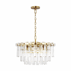 Chapman & Myers Arden 10-LT Small Chandelier - Brass - CC12610BBS Chapman & Myers Arden 10-LT Small Chandelier - Brass - CC12610BBS
