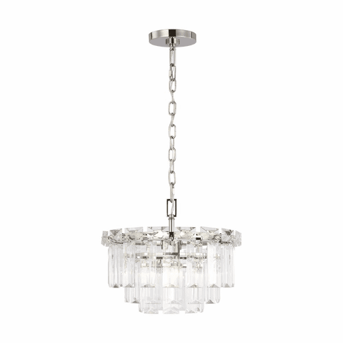 Chapman & Myers Arden 4-LT Mini-Chandelier - Nickel - CC1254PN