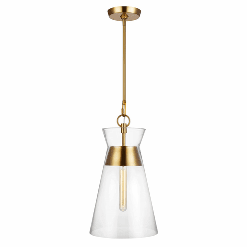 Chapman & Myers Atlantic 1-LT Pendant - Burnished Brass - CP1021BBS