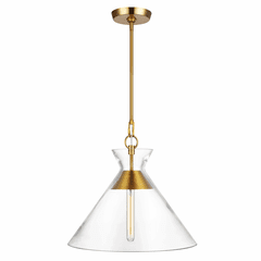 Chapman & Myers Atlantic 1-LT Pendant - Burnished Brass - CP1031BBS
