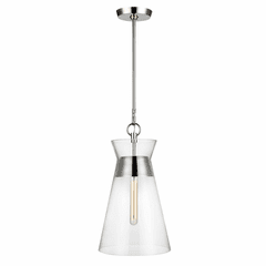 Chapman & Myers Atlantic 1-LT Pendant - Polished Nickel - CP1021PN