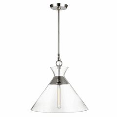 Chapman & Myers Atlantic 1-LT Pendant - Polished Nickel - CP1031PN