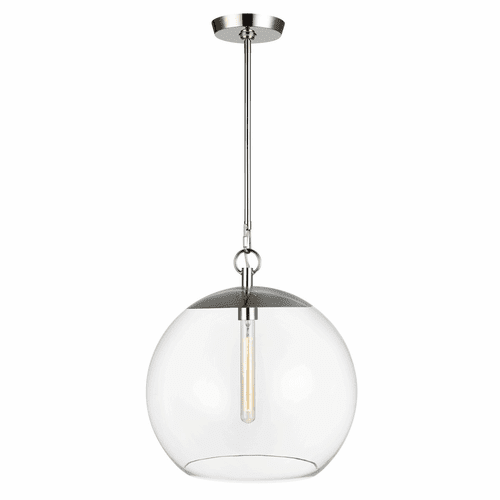Chapman & Myers Atlantic 1-LT Pendant - Polished Nickel - CP1041PN