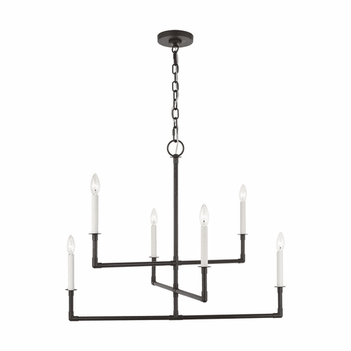 Chapman & Myers Bayview 6-LT Chandelier - Iron - CC1346AI