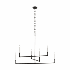 Chapman & Myers Bayview 6-LT Chandelier - Iron - CC1356AI
