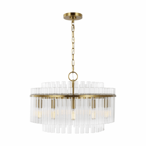 Chapman & Myers Beckett 12-LT Small Chandelier - Brass - CC12812BBS