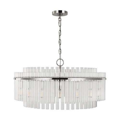 Chapman & Myers Beckett 16-LT Large Chandelier - Nickel - CC12916PN