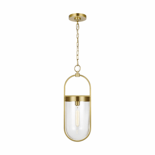 Chapman & Myers Blaine 1-LT Small Pendant - Burnished Brass - CP1371BBS