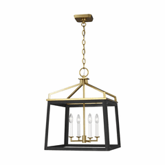 Chapman & Myers Carlow 4-LT Large Lantern - Midnight Black  - CC1554MBKBBS