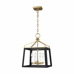 Chapman & Myers Carlow 4-LT Medium Lantern - Midnight Black  - CC1564MBKBBS