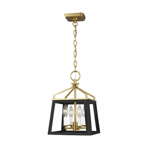 Chapman & Myers Carlow 4-LT Small Lantern - Midnight Black  - CC1574MBKBBS