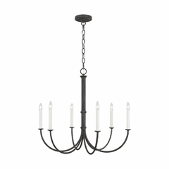 Chapman & Myers Champlain 6-LT Chandelier - Oxide - CC1146IO