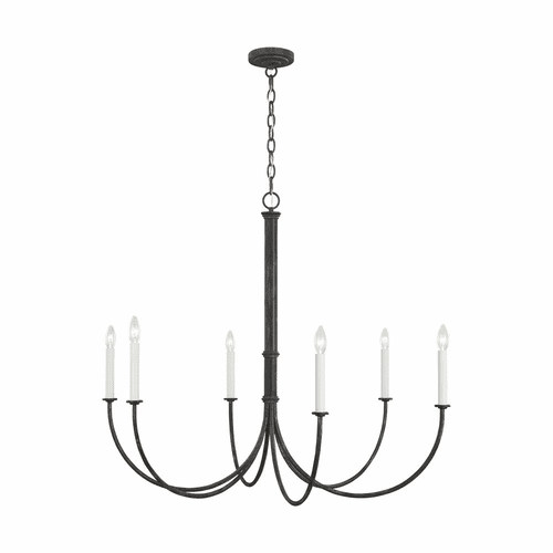 Chapman & Myers Champlain 6-LT Chandelier - Oxide - CC1156IO