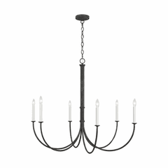 Chapman & Myers Champlain 6-LT Chandelier - Oxide - CC1156IO