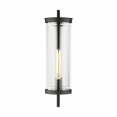 Chapman & Myers Eastham 1-LT Med Outdoor Wall Lantern - Textured Black - CO1301TXB