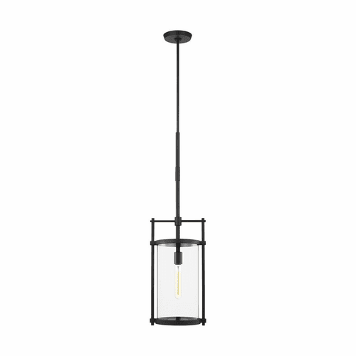 Chapman & Myers Eastham 1-LT Outdoor Pendant - Textured Black - CO1341TXB