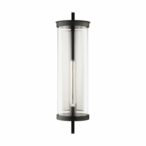 Chapman & Myers Eastham 1-LT XL Outdoor Wall Lantern - Textured Black - CO1281TXB