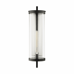 Chapman & Myers Eastham 1-LT XL Outdoor Wall Lantern - Textured Black - CO1281TXB