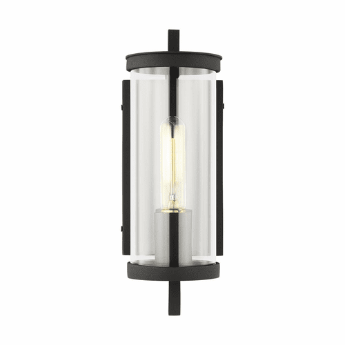 Chapman & Myers Eastham 1-LT XSm Outdoor Wall Lantern - Textured Black - CO1321TXB