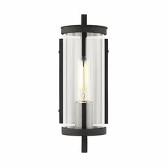 Chapman & Myers Eastham 1-LT XSm Outdoor Wall Lantern - Textured Black - CO1321TXB
