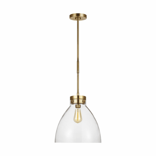 Chapman & Myers Garrett 1-LT Pendant - Brass - CP1121BBS