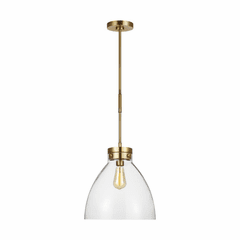 Chapman & Myers Garrett 1-LT Pendant - Brass - CP1121BBS