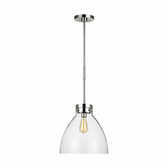 Chapman & Myers Garrett 1-LT Pendant - Nickel - CP1121PN