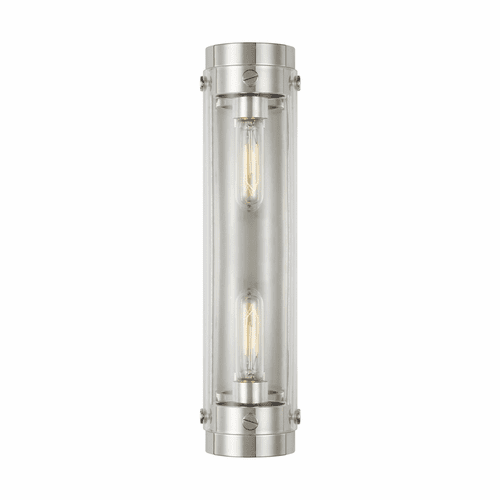 Chapman & Myers Garrett 2-LT Wall Sconce - Polished Nickel - CW1002PN