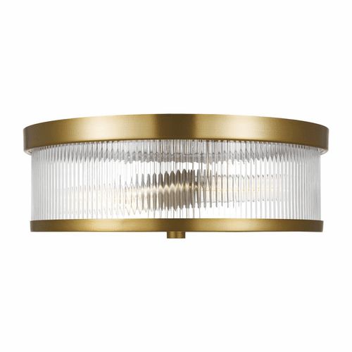 Chapman & Myers Geneva 2-LT Flush Mount - Brass - CF1052BBS