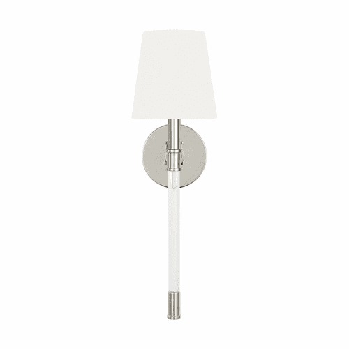 Chapman & Myers Hanover 1-LT Wall Sconce - Nickel - CW1081PN