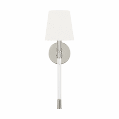 Chapman & Myers Hanover 1-LT Wall Sconce - Nickel - CW1081PN
