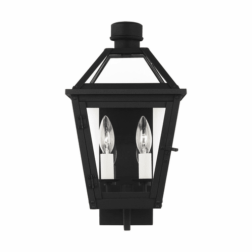 Chapman & Myers Hyannis 2-LT Sm Outdoor Wall Lantern - Textured Black - CO1392TXB