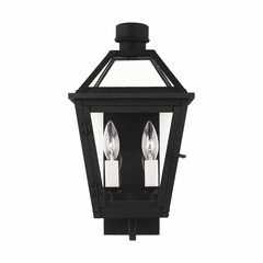 Chapman & Myers Hyannis 2-LT Sm Outdoor Wall Lantern - Textured Black - CO1392TXB
