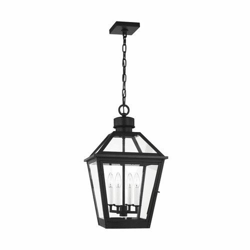 Chapman & Myers Hyannis 4-LT Large Pendant - Textured Black - CO1424TXB