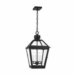 Chapman & Myers Hyannis 4-LT Large Pendant - Textured Black - CO1424TXB