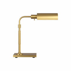 Chapman & Myers Kenyon 1-LT Task Table Lamp - Burnished Brass - CT1171BBS1 Chapman & Myers Kenyon 1-LT Task Table Lamp - Burnished Brass - CT1171BBS1