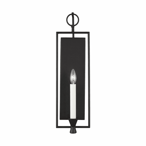 Chapman & Myers Keystone 1-LT Wall Sconce - Aged Iron - CW1021AI