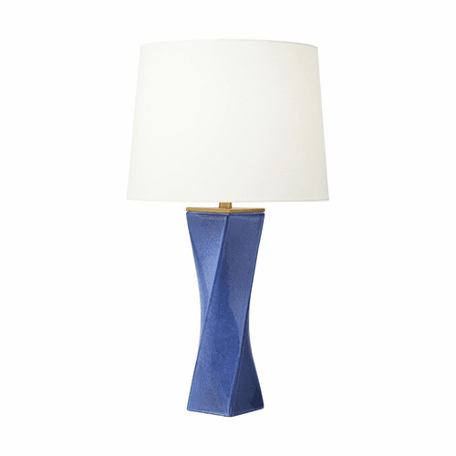 Chapman & Myers Lagos 1-LT Table Lamp - Frosted Blue - CT1211FRB1