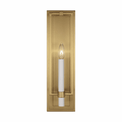 Chapman & Myers Marston 1-LT Wall Sconce - Burnished Brass - CW1241BBS