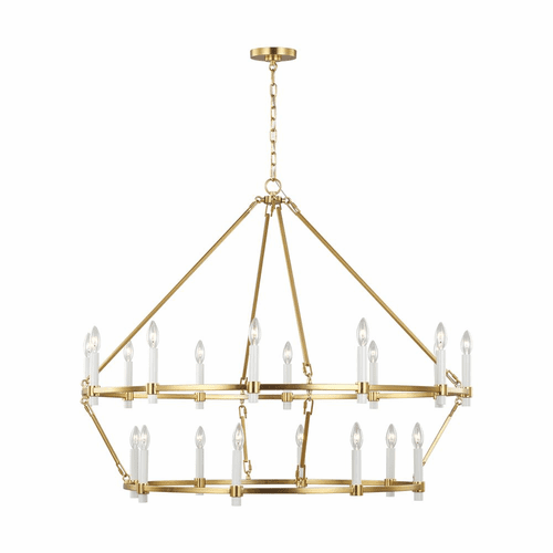 Chapman & Myers Marston 20LT 2 Tier Lg Chandelier - Burnished Brass - CC14420BBS