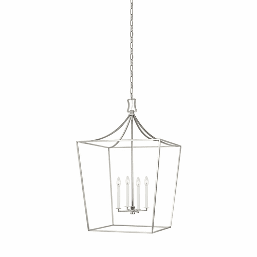 Chapman & Myers Southold 4-LT Lantern - Polished Nickel - CC1024PN
