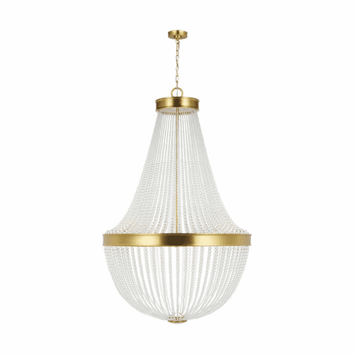 Chapman & Myers Summerhill 12-LT Large Chandelier - Burnished Brass - CC14912BBS