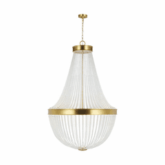 Chapman & Myers Summerhill 12-LT Large Chandelier - Burnished Brass - CC14912BBS Chapman & Myers Summerhill 12-LT Large Chandelier - Burnished Brass - CC14912BBS