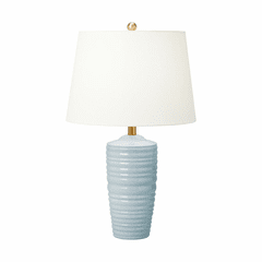 Chapman & Myers Waveland 1-LT Table Lamp - Frosted Anglia - CT1201FRA1