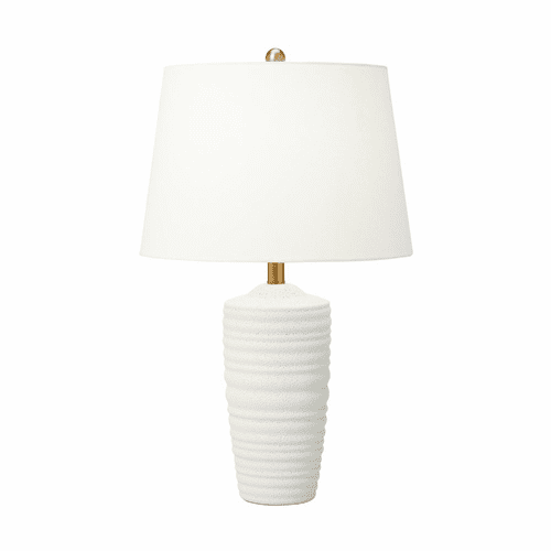 Chapman & Myers Waveland 1-LTTable Lamp - Porous White - CT1201PRW1