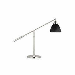 Chapman & Myers Wellfleet 1-LT Dome Desk Lamp - Midnight Black - CT1101MBKPN1